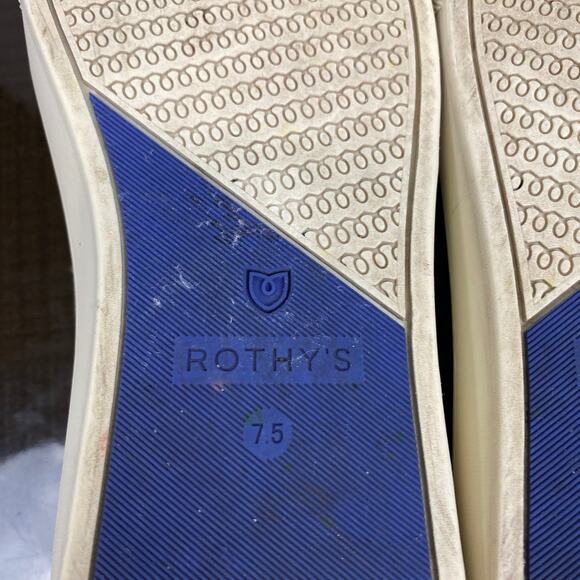 Rothy's Cheetah Print Slip on Shoes Sneakers Women's 7.5 Comfort - Picture 9 of 12